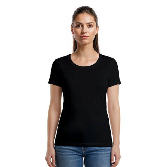 U-neck T-shirt Super Premium - Woman