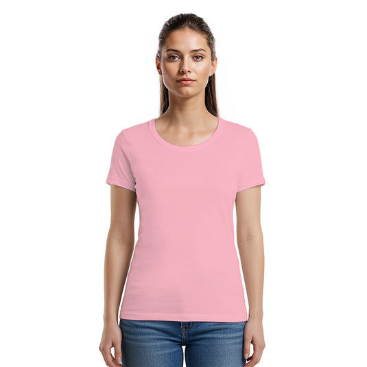 U-neck T-shirt Super Premium - Woman