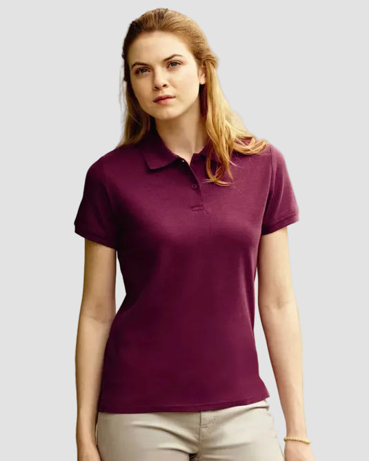 Cotton Polo Shirt LADY-FIT PREMIUM - Women
