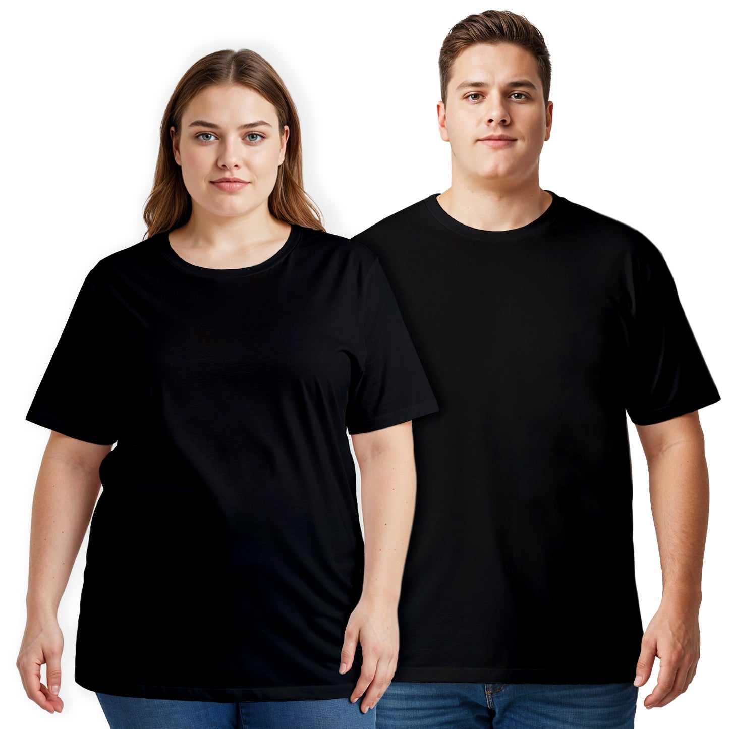 3 Bundle Pack - 3 Plus Size T-shirts Super Premium - Unisex