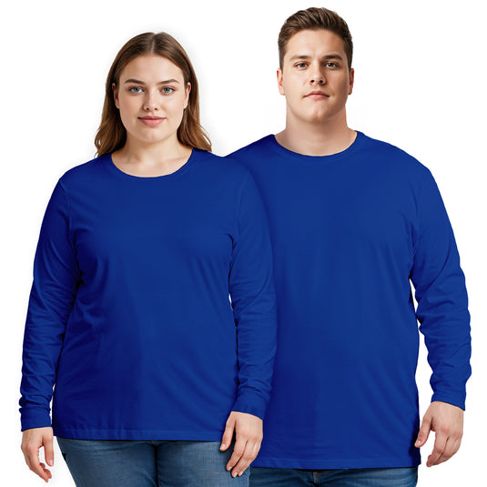 Plus Size Long Sleeve T-shirt Super Premium - Unisex