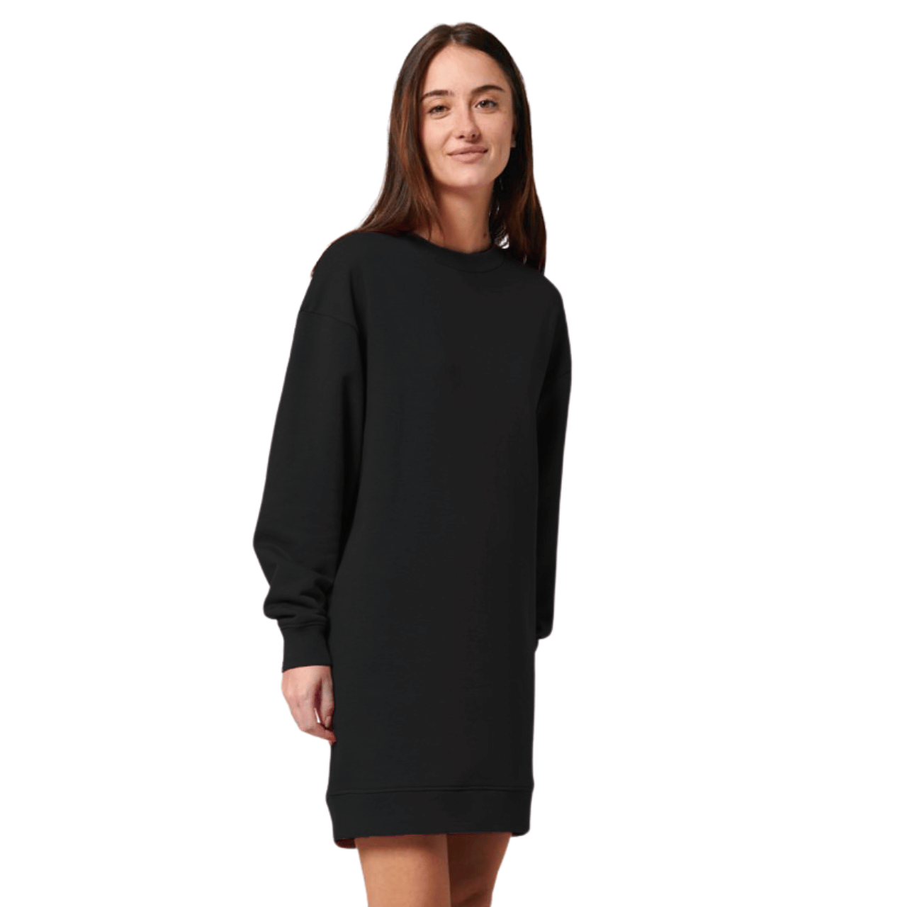 Organic-Cotton Dress-Sweatshirt - Woman