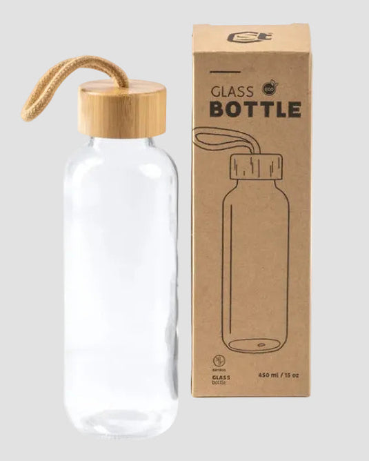Glass Water Bottle TRILBY