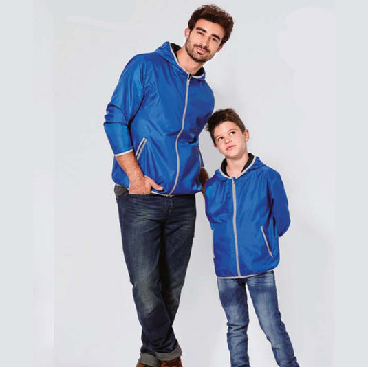 Waterproof and Windproof Hooded Jacket ANGELO - Kids