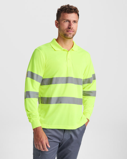 Hi-Vis Polo T-shirt POLARIS - Long Sleeve