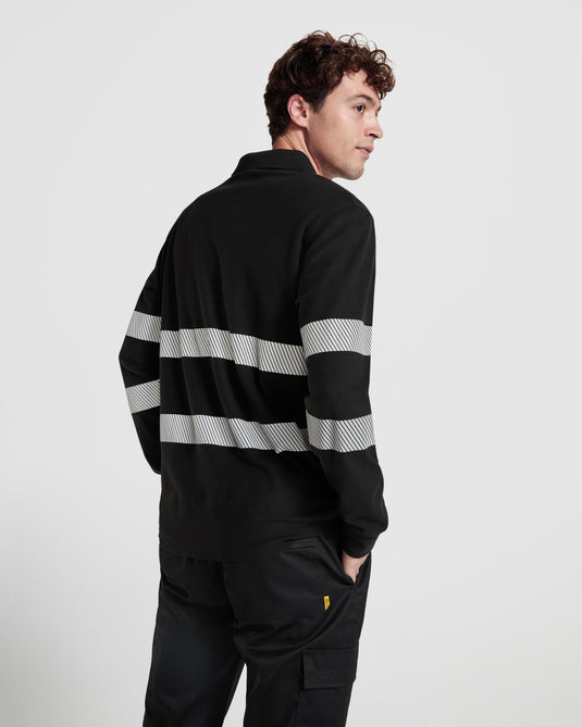 Hi-Vis Long Sleeve Polo T-shirt FORAN L/S