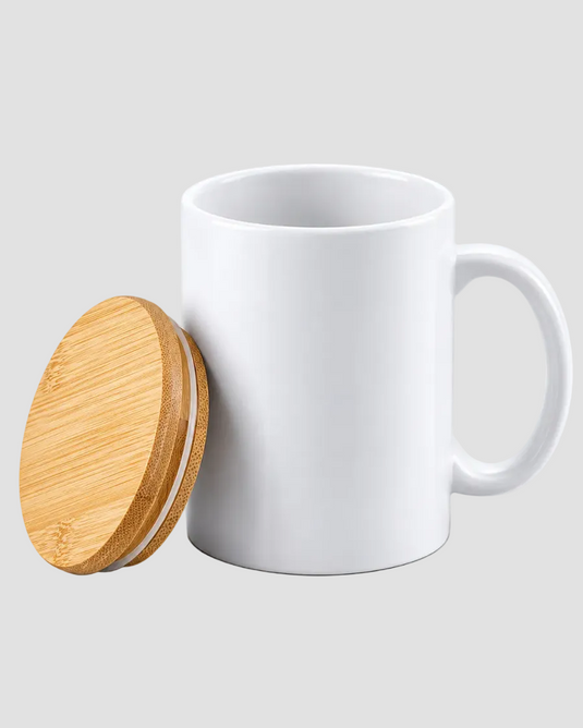 Ceramic Cup with Bamboo Lid BERRY