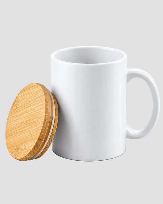 Ceramic Cup with Bamboo Lid BERRY