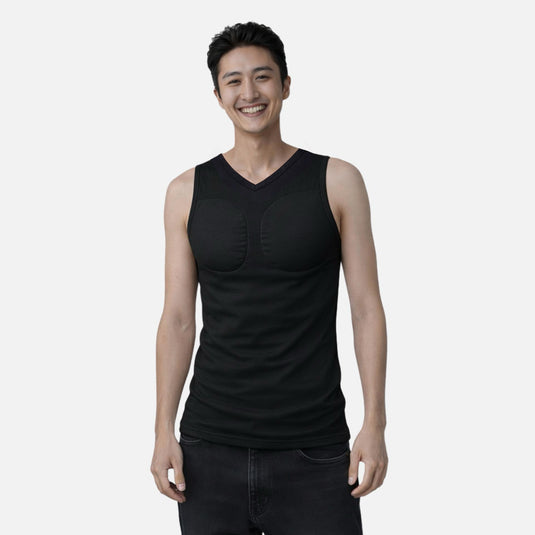 Muscle Shape Vest - V-neck