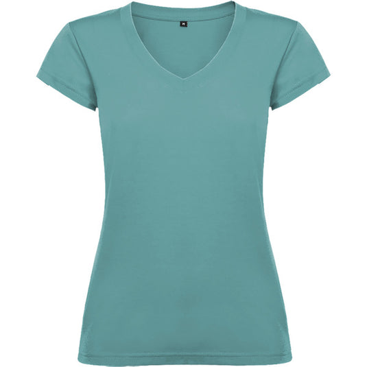 Fitted V-Neck T-Shirt VICTORIA - Women