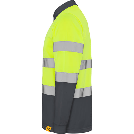 Hi-Vis Polo T-shirt POLARIS - Long Sleeve