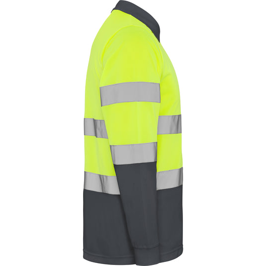 Hi-Vis Polo T-shirt POLARIS - Long Sleeve