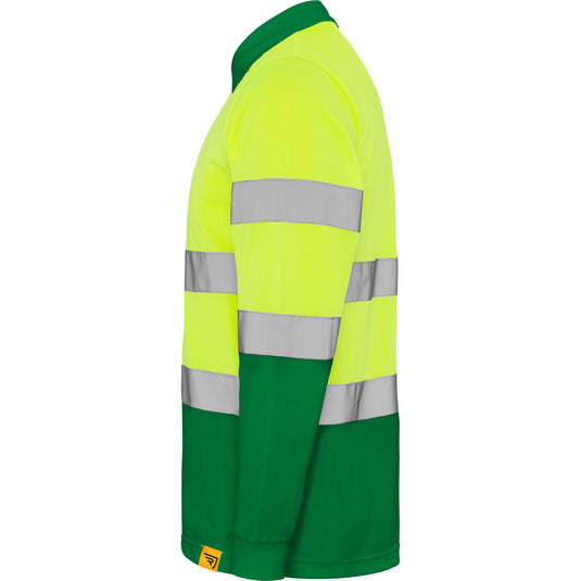 Hi-Vis Polo T-shirt POLARIS - Long Sleeve