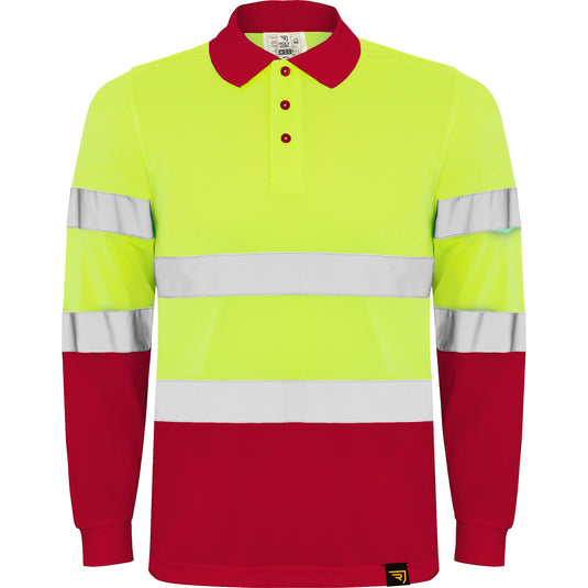 Hi-Vis Polo T-shirt POLARIS - Long Sleeve