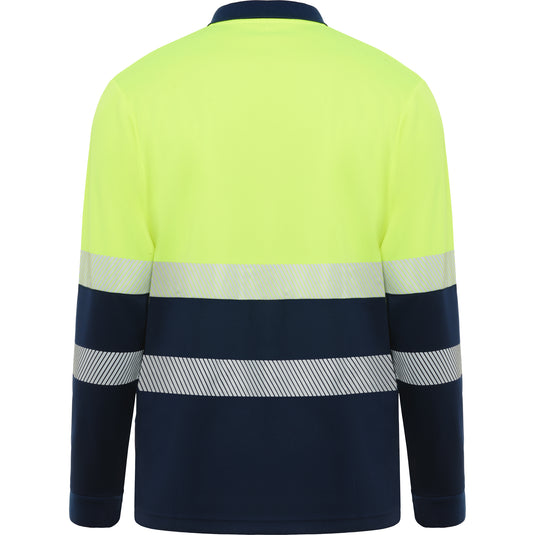 Hi-Vis Long Sleeve Polo T-shirt VEGA LS