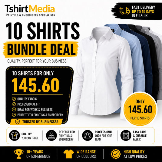 10 Long Sleeve Shirt Bundle SOFIA - WOMEN