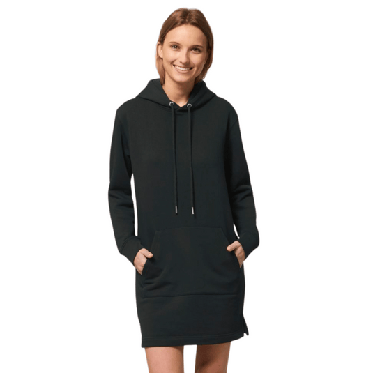 Organic-Cotton Dress-Hoodie - Woman