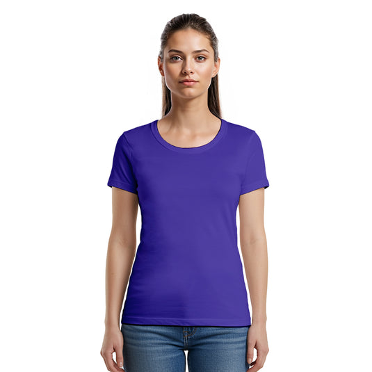 U-neck T-shirt Super Premium - Woman