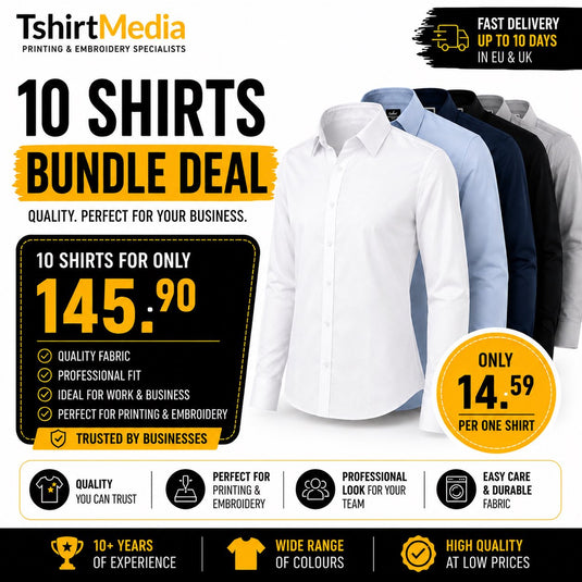 10 Long Sleeve Shirt Bundle SOFIA - WOMEN