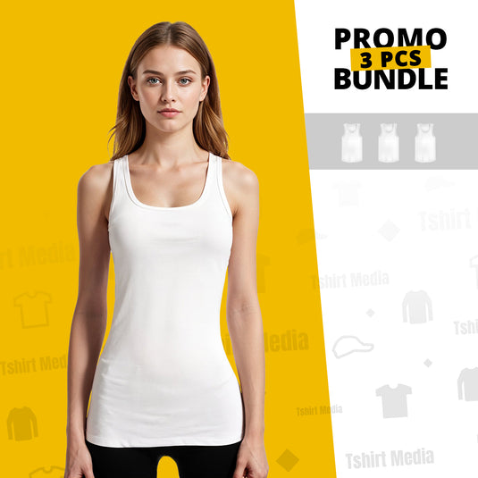 3 Bundle Pack - 3 Tank Tops Super Premium - Woman