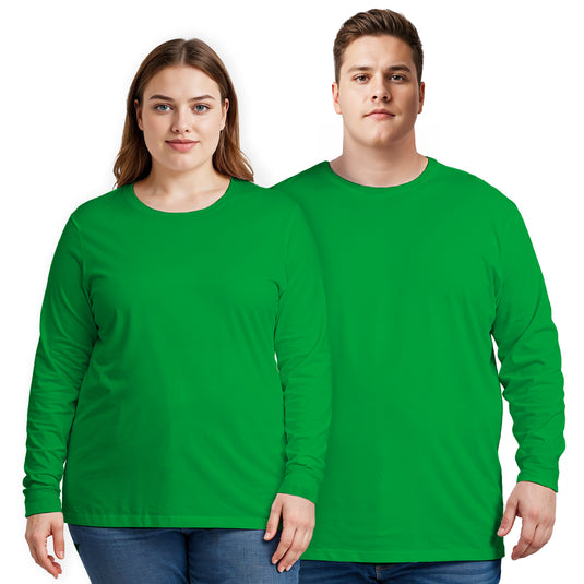 Plus Size Long Sleeve T-shirt  Super Premium - Unisex