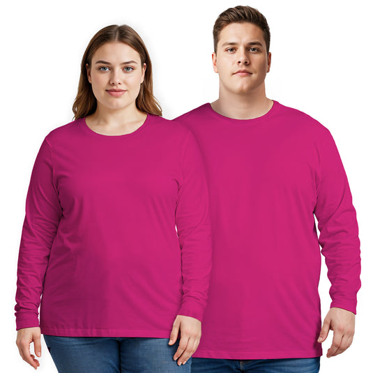 Plus Size Long Sleeve T-shirt  Super Premium - Unisex