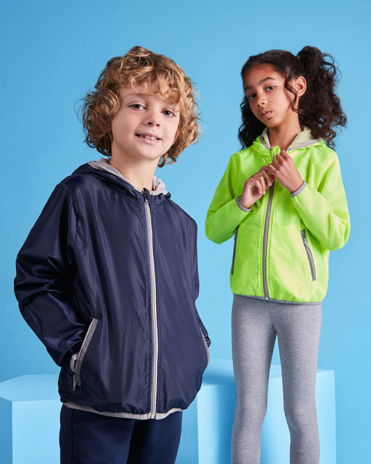 Waterproof and Windproof Hooded Jacket  ANGELO - Kids