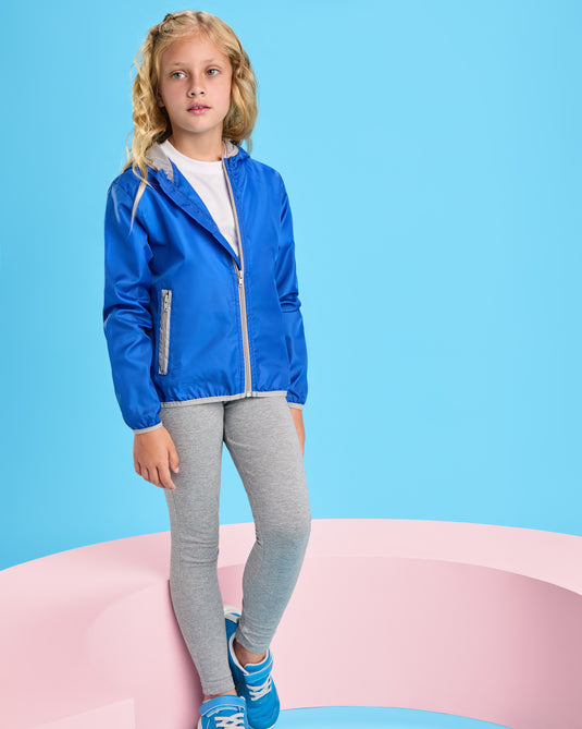 Waterproof and Windproof Hooded Jacket  ANGELO - Kids