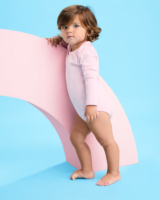 Long Sleeve Baby Bodysuit HONEY