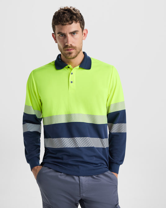 Hi-Vis Long Sleeve Polo T-shirt VEGA LS