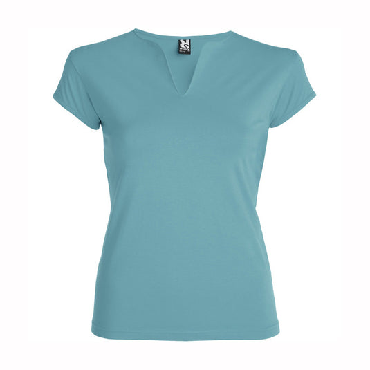 Fitted V-Neck T-Shirt BELICE - Women