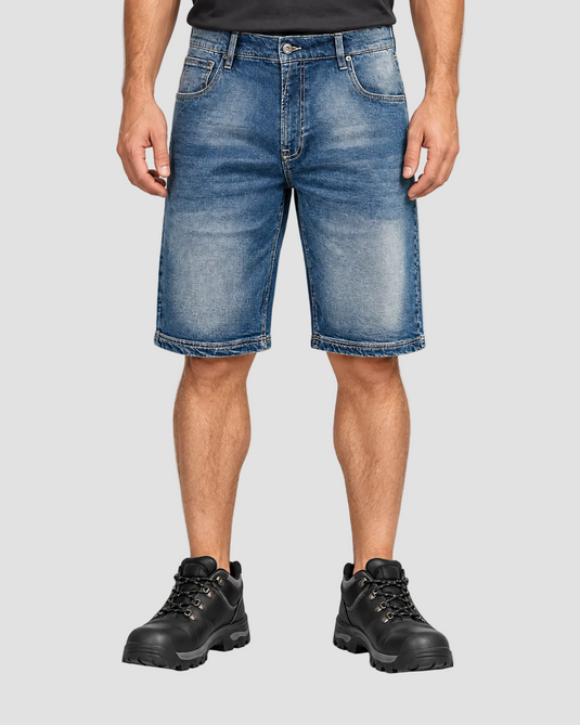 Short Workwear Trousers Denim DIADORA BERMUDA STONE - Men