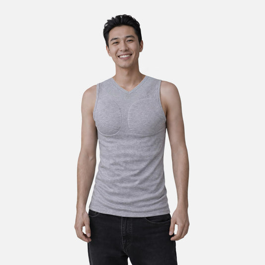 Muscle Shape Vest - V-neck