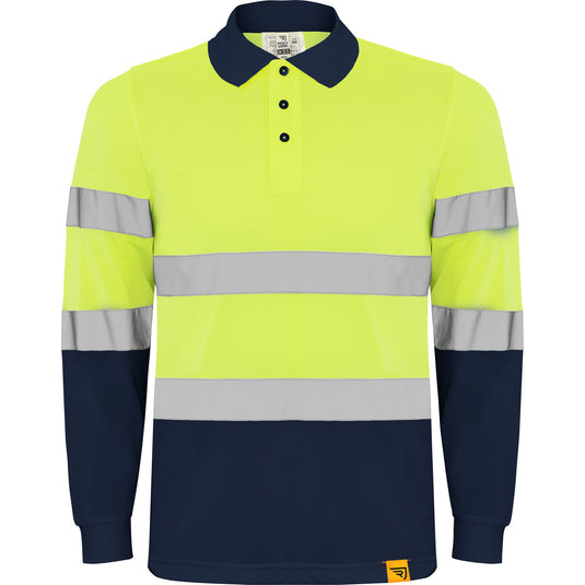 Hi-Vis Polo T-shirt POLARIS - Long Sleeve