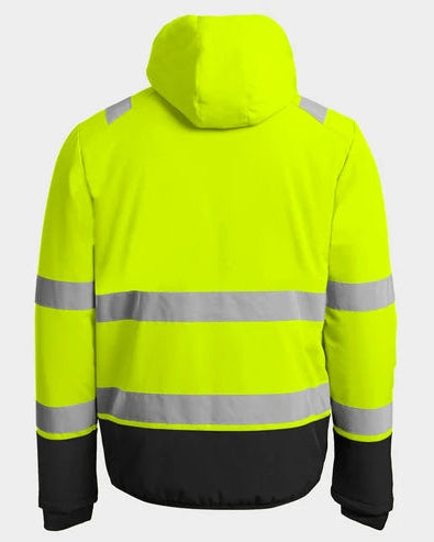 Padded work jacket REEF PAD HV SOFTSHELL